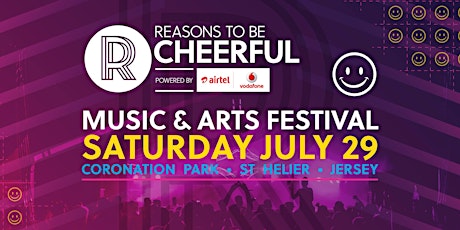 Reasons To Be Cheerful | Sat 29th July | Coronation Park primary image