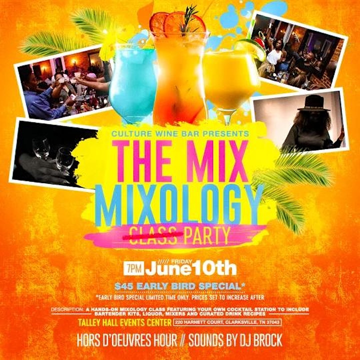 Culture Wine Bar Presents: The Mix: A Mixology Party image