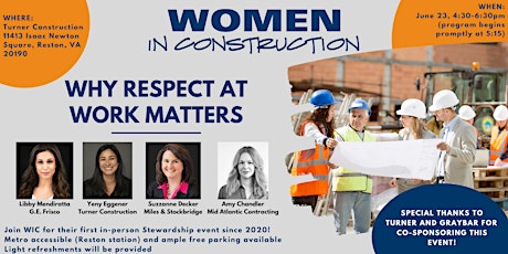 Women in Construction Presents "Why Respect at Work Matters" tickets