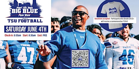The Paint The Town Big Blue Fun Run - Powered by Tennessee State Football boletos