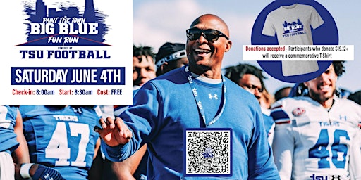 The Paint The Town Big Blue Fun Run - Powered by Tennessee State Football