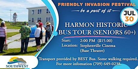 Harmon Historic Bus Tour primary image