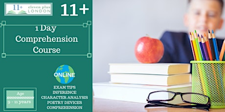 1 Day 11+  Comprehension Course  (ONLINE) tickets