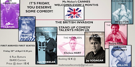 British Invasion III: Stand Up Comedy Talents from UK primary image