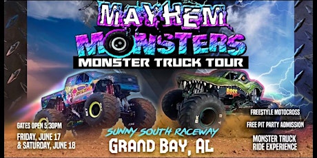 Mayhem of Monsters Takes Over Sunny South Raceway