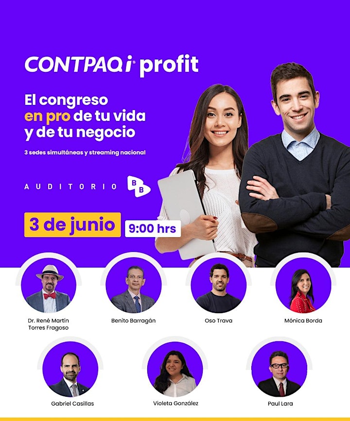 Imagen de PROFIT ONLINE CDMX - CONFERENCIAS EN LÍNEA - 3/JUN/2022