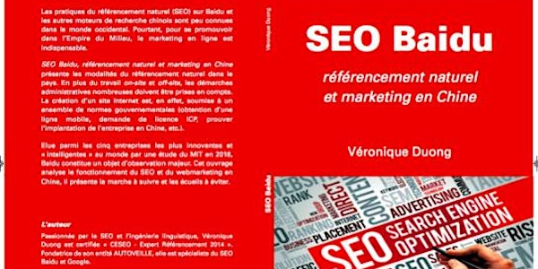 Conférences SEO et Concours pour gagner le livre "SEO Baidu : Référencement...