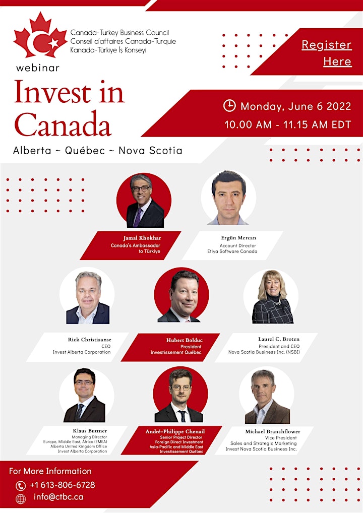 Invest in Canada Webinar: Alberta, Québec, Nova Scotia image