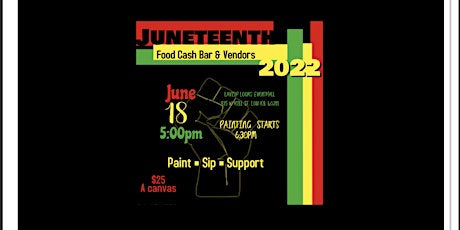 Juneteenth Sip Paint & Support Local tickets