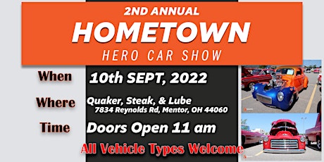 HomeTown Hero Car Show tickets