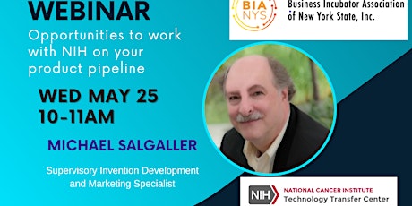 Imagen principal de Webinar - Opportunities to work with NIH on your product pipeline