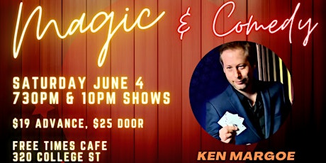 Magic and Comedy Night -  Featuring Illusionarium's Ken Margoe tickets
