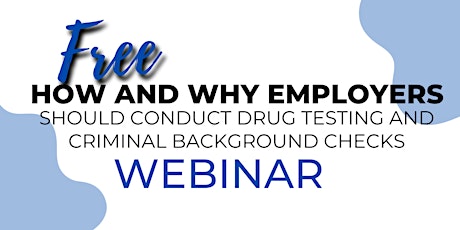 Why Employers Should Conduct Drug Testing and Criminal Background Checks Tickets