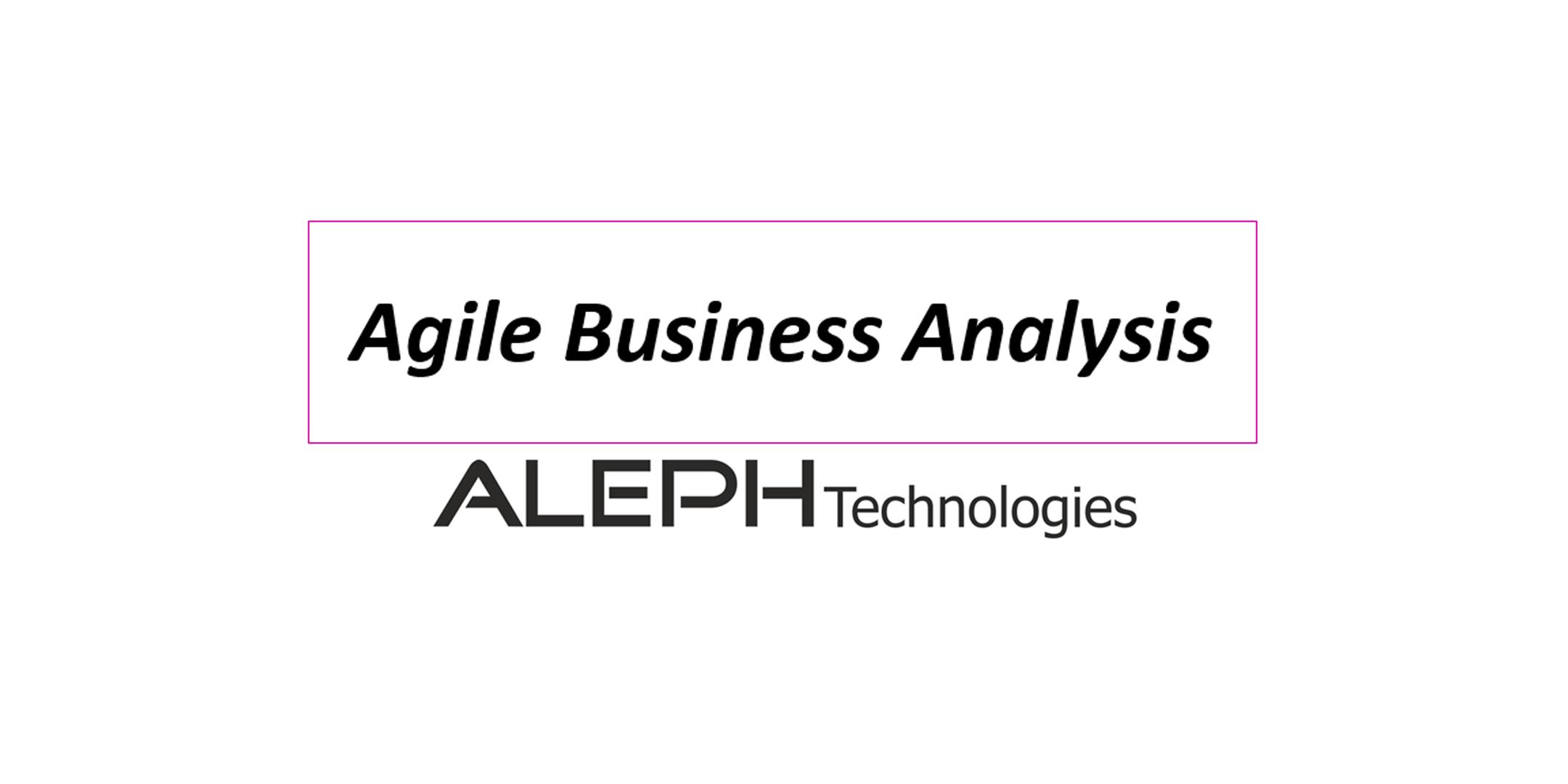 Agile Business Analysis & Agile with Scrum