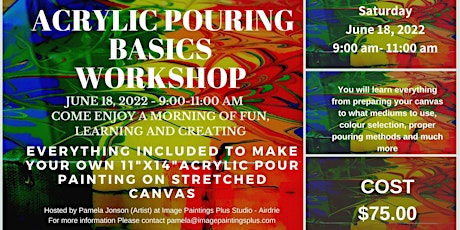 Acrylic Pouring Basics Workshop tickets