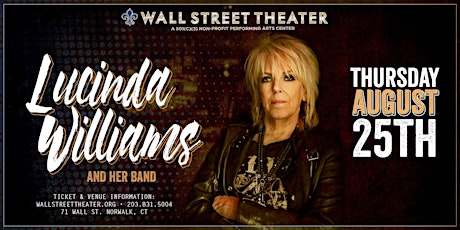 POSTPONDED Lucinda Williams and Her Band