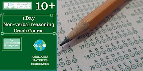 1 Day 10+ Non- Verbal Reasoning Course (Online)