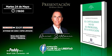 CLUB DE LA LIBERTAD - EVENTO PRESENCIAL - PRESENTACIÓN DEL LIBRO entradas