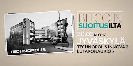 Bitcoin-sijoitusilta Jyväskylä primary image