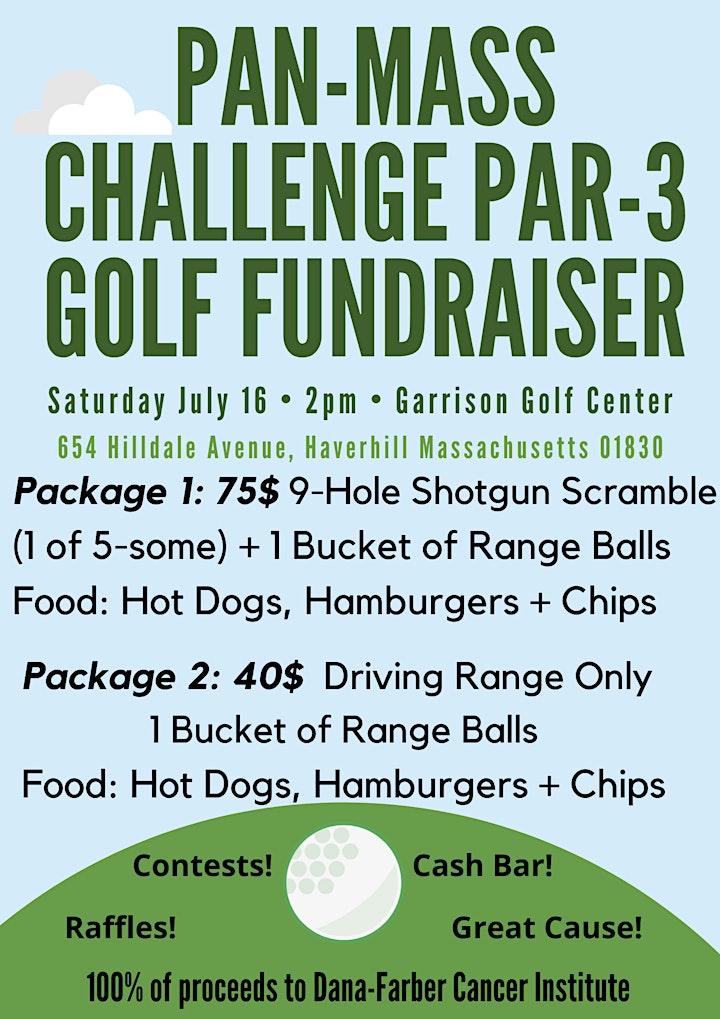 Pan-Mass Challenge Par 3 Golf Fundraiser image