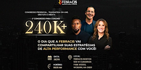 CONGRESSO PARA COACHES 240K+ tickets