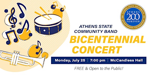 Athens State University Community Band: Bicentennial Celebration Concert