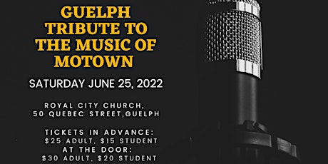 Guelph Tribute to the Music of Motown tickets