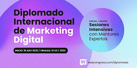 Hauptbild für Diplomado Internacional de Marketing Digital