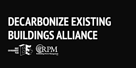 Decarbonize Existing Buildings Alliance tickets