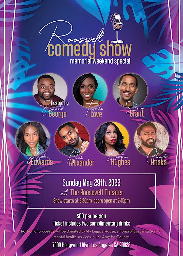 The Hollywood Roosevelt Comedy Show - Memorial Day Weekend Special image
