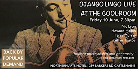 Django Lingo return  to  The Coolroom tickets