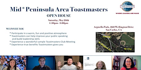 Open House! You are invited! - Learn Public Speaking and Leadership Skills tickets