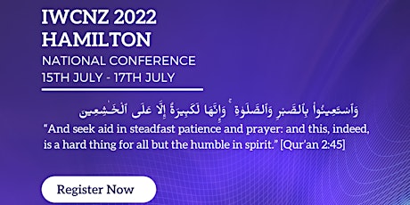 Islamic Women's Council of New Zealand -  2022 Conference tickets