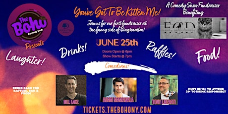 Every Cat’s Dream Fundraiser-You’ve Got To Be Kitten Me! June 25th
