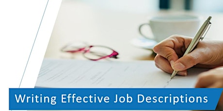 Writing Effective Job Descriptions (for TCD Managers) tickets