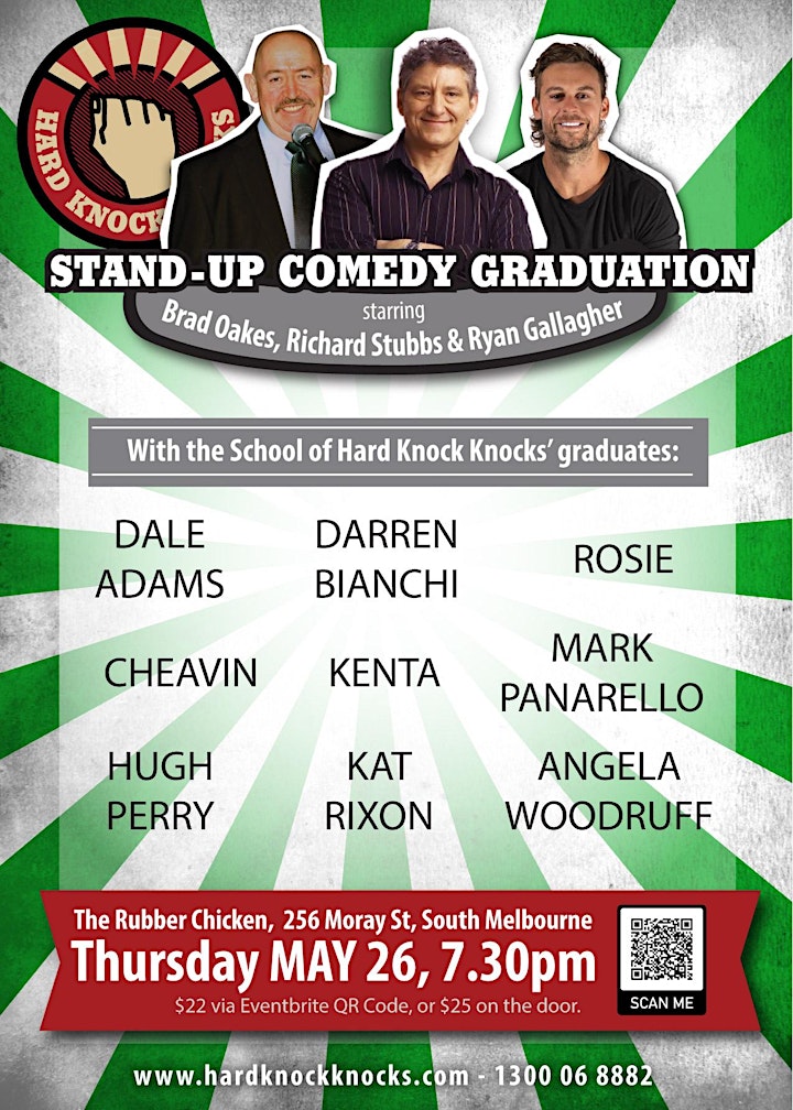 Stand-up comedy graduation starring Richard Stubbs image