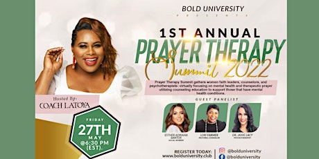 Prayer Therapy Summit 2022 tickets