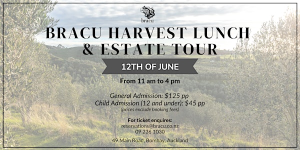 Bracu Harvest Lunch and Estate Tour