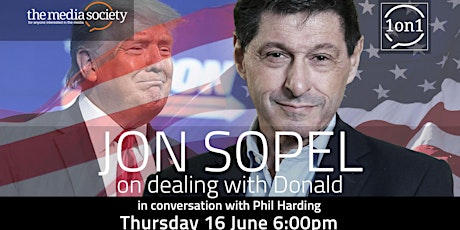 The Media Society 1 on 1 event: Jon Sopel in conversation with Phil Harding tickets