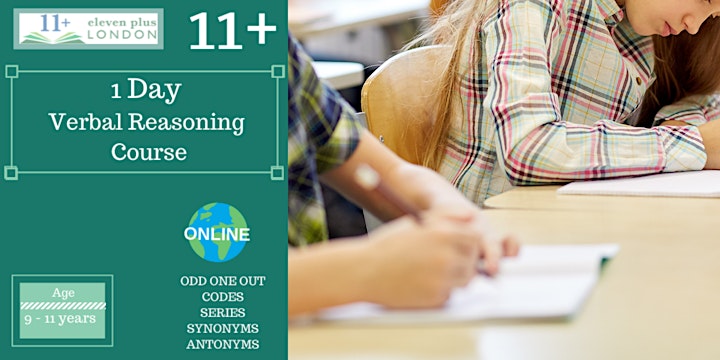 1 Day 11+ Verbal Reasoning Course (Online) image