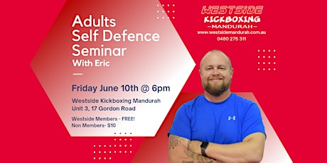 Adults Self Defence Seminar tickets
