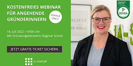 Let`s Start: weibliches Unternehmertum leicht gemacht! Gründerinnen Kurs primary image