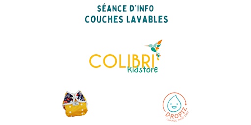 Séance d'info couches lavables chez Colibri Kids Store