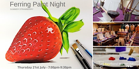 Ferring Paint Night - "Summer Strawberry" tickets