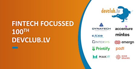 Fintech focused 100th Devclub.lv tickets