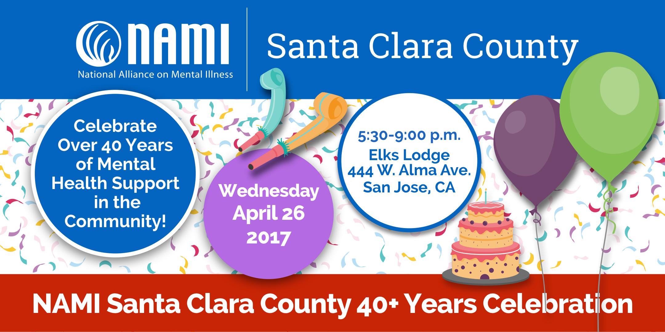 NAMI Santa Clara County 40+ Celebration