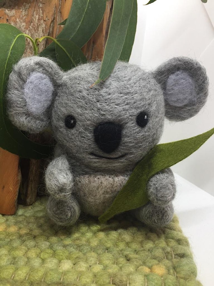 Needle Felting Koala Workshop image