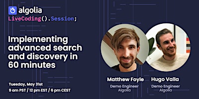 Live Coding - Implementing advanced search and discovery in 60 minutes