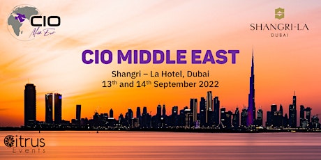 CIO Middle East 2022 tickets