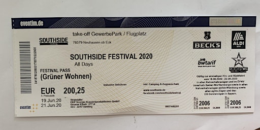 Southside Festival 2022 (Festival Pass Grüner Wohnen)